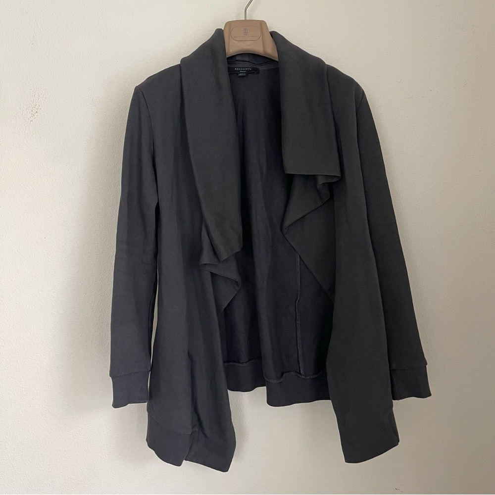 Allsaints Cardigan Dahlia Zip Collar Cardigan Pullover